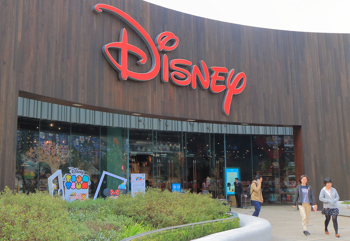 Disney shop in Shanghai Pudong China.